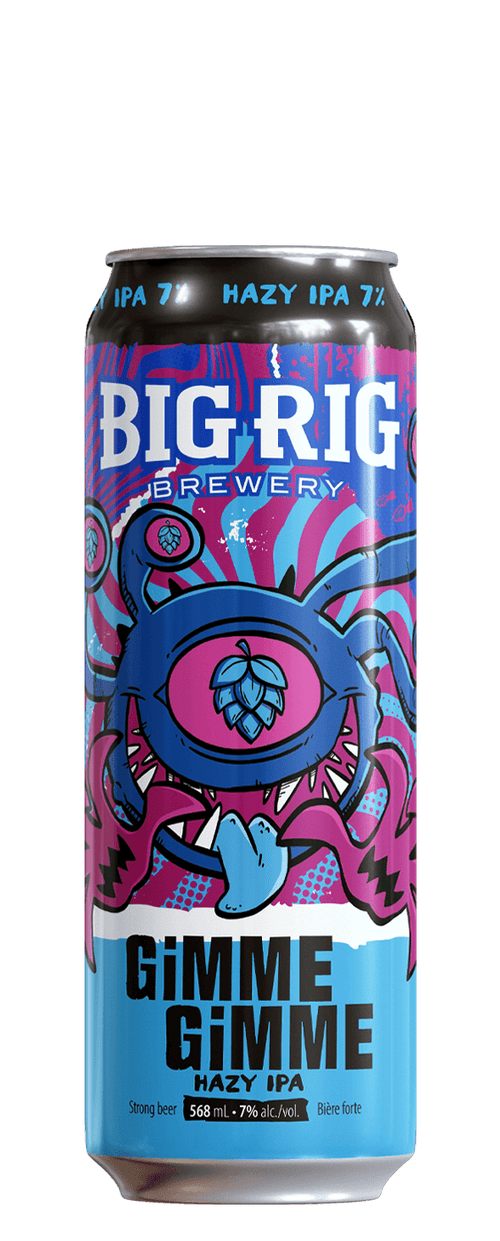 GIMME GIMME HAZY IPA - 568mL | BIG RIG BREWERY - Big Rig Delivery GIMME GIMME HAZY IPA - 568mL | BIG RIG BREWERY - Big Rig Delivery